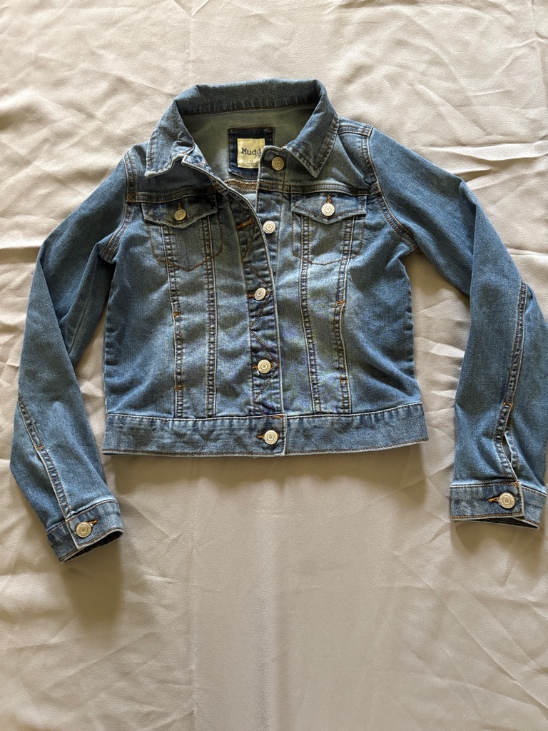 Mudd Light Blue Denim Jacket 12 Girls